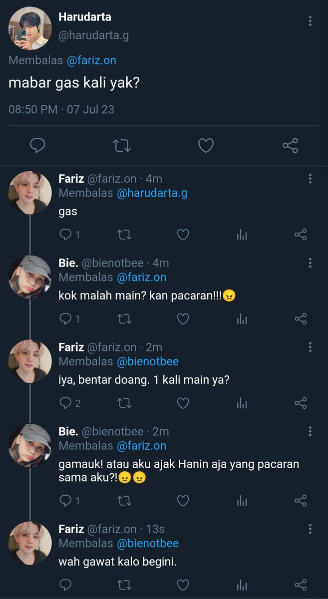 bienotbee_'s tweet photo. 13. Digangguin, main game juga gajadi😭. https://t.co/Rg0KqUVgvU