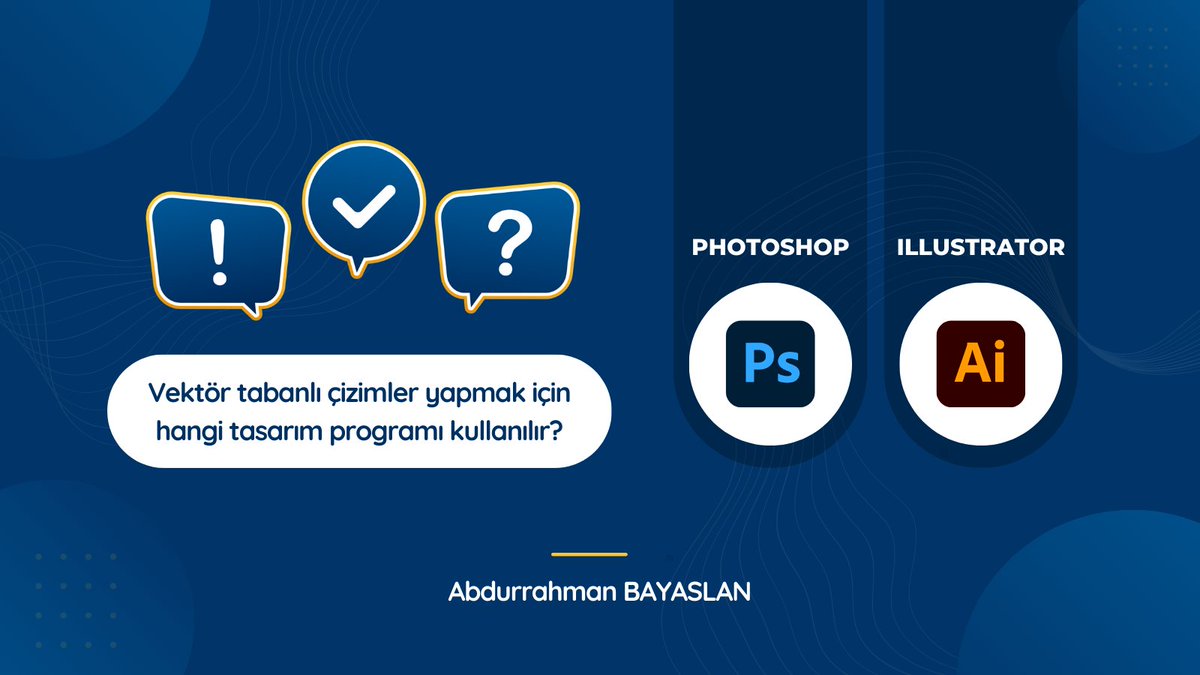 Vektör Tabanlı Çizimler Yapmak İçin Hangi Tasarım Programı Kullanılır?

#vector #graphic #design #tasarim #adobe #ai #ps #photoshop #illustrator