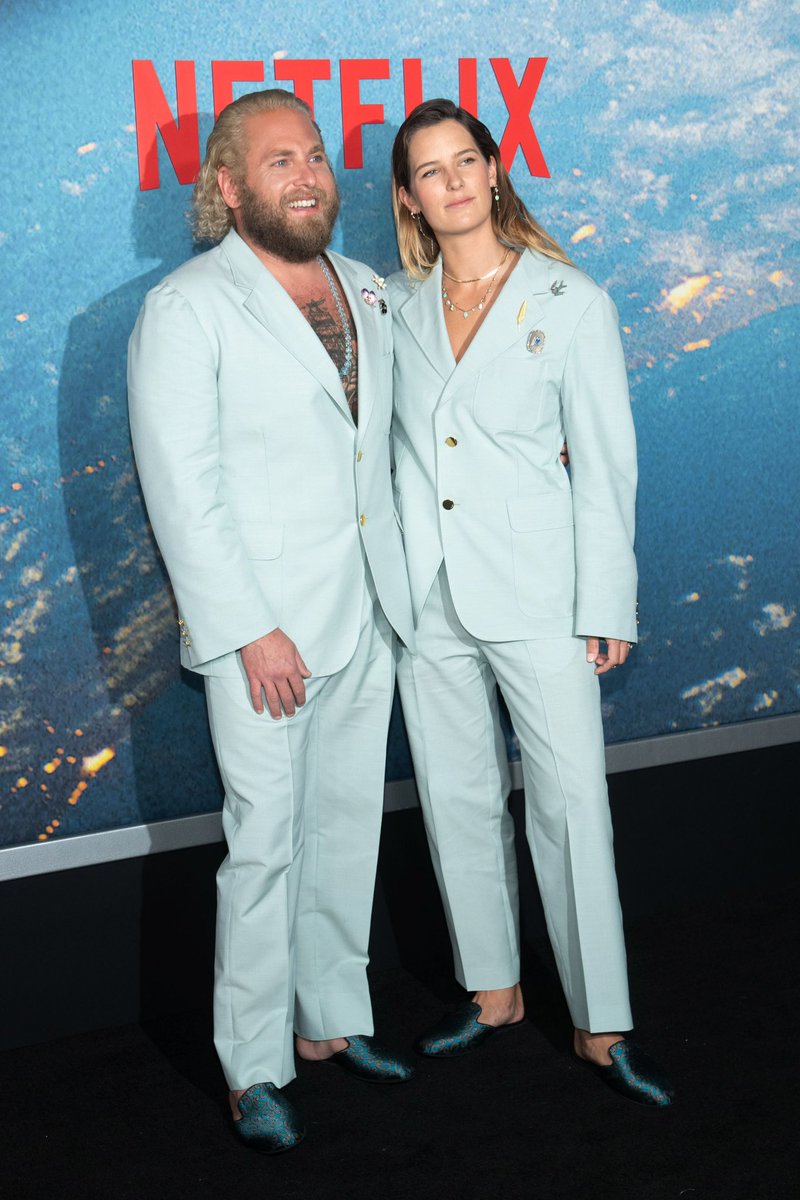 samythesaint's tweet photo. it’s not funny but that’s why jonah hill had her dressed like him? 😫 https://t.co/BmheuStsQp