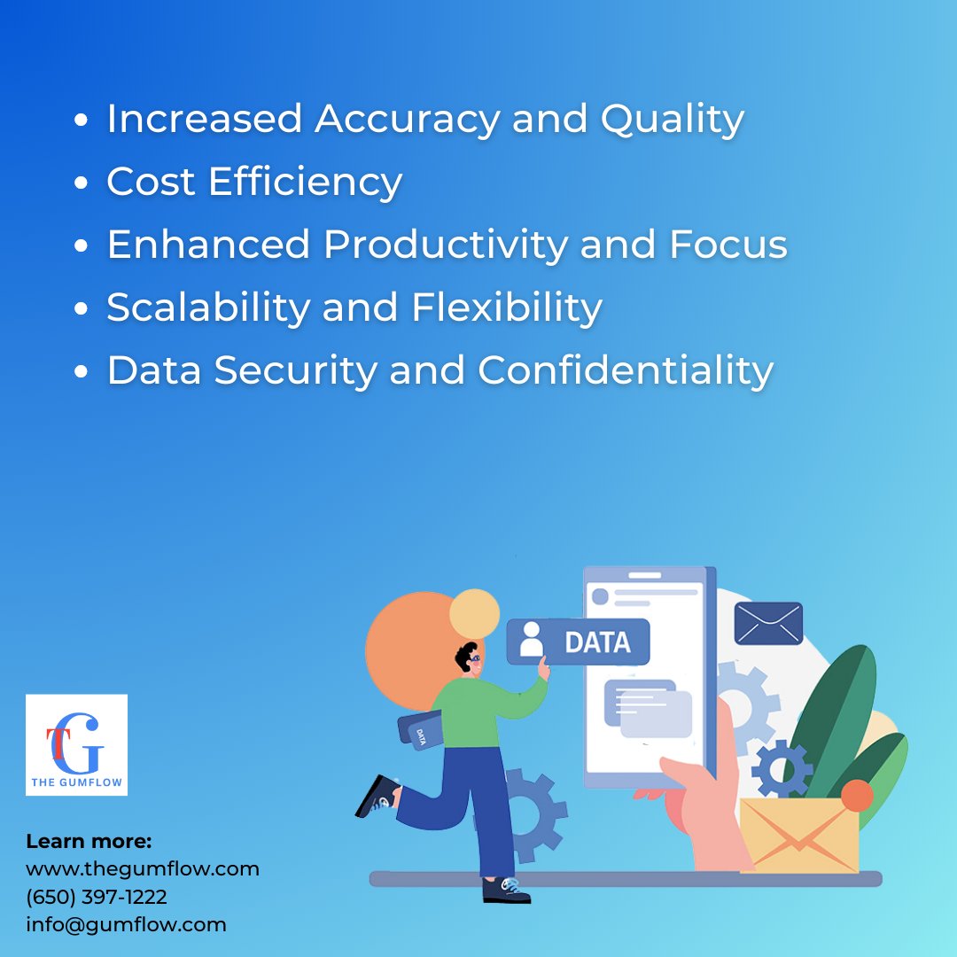 Streamlining Business Operations: The Benefits of Outsourcing Data Entry Services
Visit Us: thegumflow.com
Contact: 📞 (650) 397-1222
E-Mail: 📩 info@gumflow.com
#Gumflow #dataentry #Trends #AI #Datasecurity #Datamining #dataentryservices #dataentryspecialist #california
