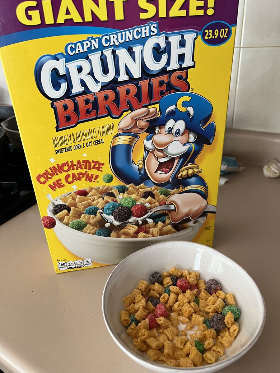 reeseonair's tweet image. The 🐐of the cereal aisle.