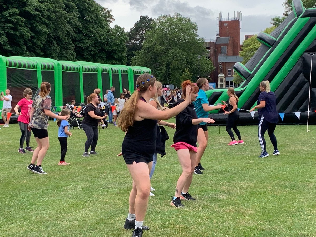 Active_Trow's tweet photo. We had a fantastic day today at the #activefestival. The showery weather no way dampened our spirits. Great to see so many of you down in the park today! https://t.co/OQrolOwaFj
