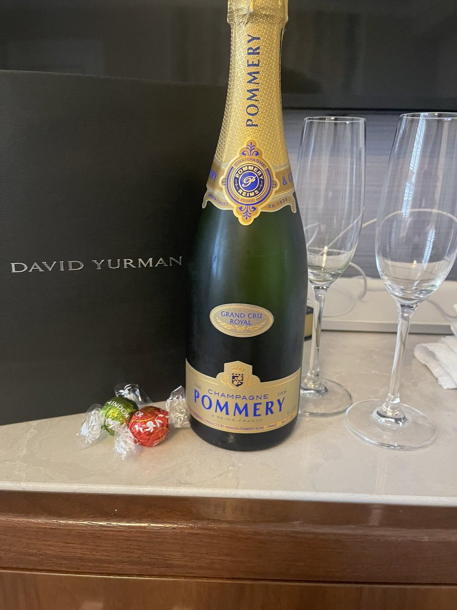 Thanks to Bonny and the great team <a href="/DavidYurman/">David Yurman</a> on worth avenue for the special anniversary champagne! Such a thoughtful gesture! Loving my new necklace. We appreciate you.