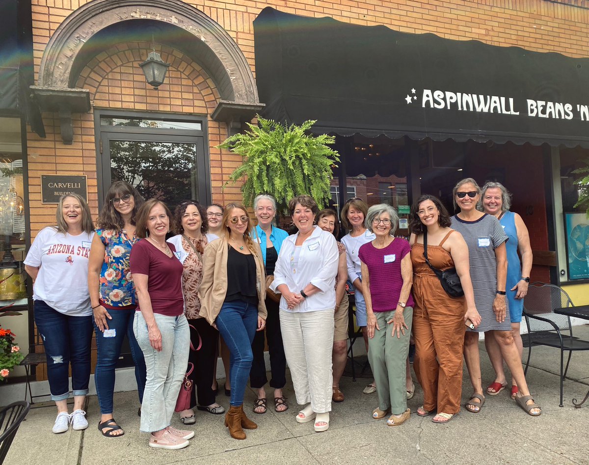 Top-notch coffee and conversation in Aspinwall this morning! ☕️