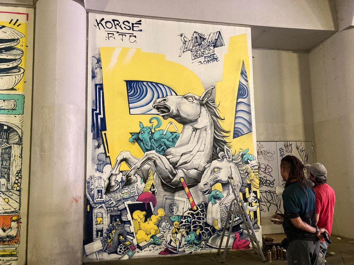 Jp_Jeandon's tweet image. Demain dernière journée pour terminer les œuvres du festival #CapsAttack dans le Grand Centre de @villedecergy 
Merci à tous les artistes et à Art Osons pour l’organisation de cette manifestation
#streetart #art