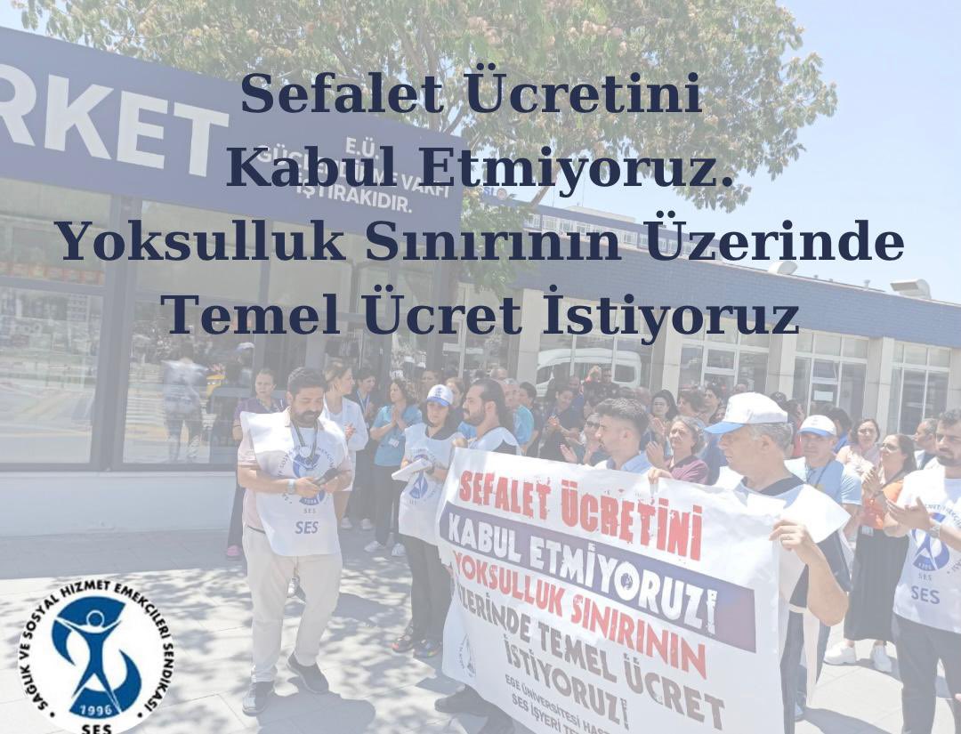 SesVanSubesi's tweet photo. #SadakaDeğilZamİstiyoruz
Sefalet ücretini kabul etmiyoruz, yoksulluk sınırının üzerinde temel ücret istiyoruz! https://t.co/T603U1DYJZ