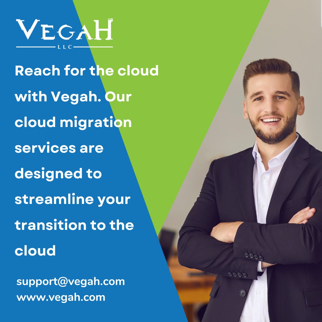 vegahllc's tweet image. Reach for the cloud with Vegah. Our cloud migration services are designed to streamline your transition to the cloud
 #Vegah #CloudMigration #CloudTransition #CloudServices #CloudComputing #DataMigration #CloudOptimization #CloudIntegration #CloudStrategy #CloudStorage