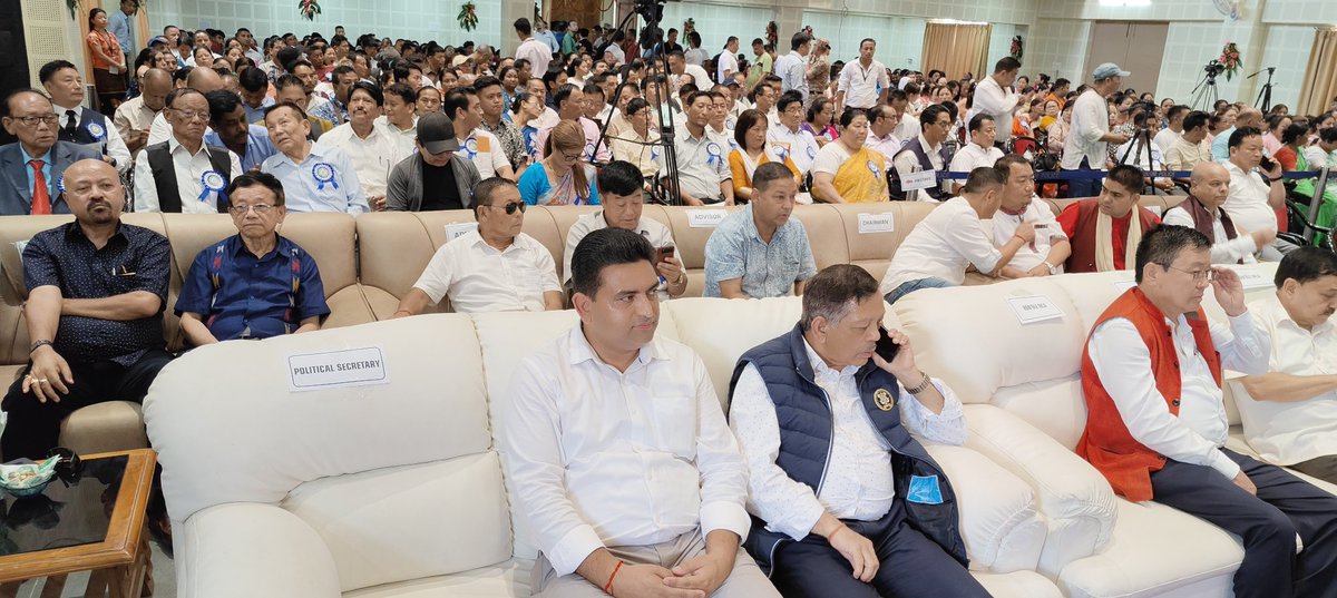 ghataniarjun10's tweet photo. DELIGHTED TO ATTAINED THE CHRISTIAN YOUTH COMBINED FELLOWSHIP SILVER JUBILEE CELEBRATION CUM 172nd BIRTH ANNIVERSARY OF Lt. PADRI GANGA PRASAD PRADHAN,ON THE GRACIOUS PRESENCE OF HON'BLE CHIEF MINISTER OF SIKKIM,congratulations to CYCF and best wishes for the future endeavors too https://t.co/nWgzyCQtcP