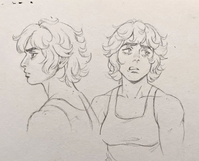hmmm doodles of my oc i did in a fugue state at a party