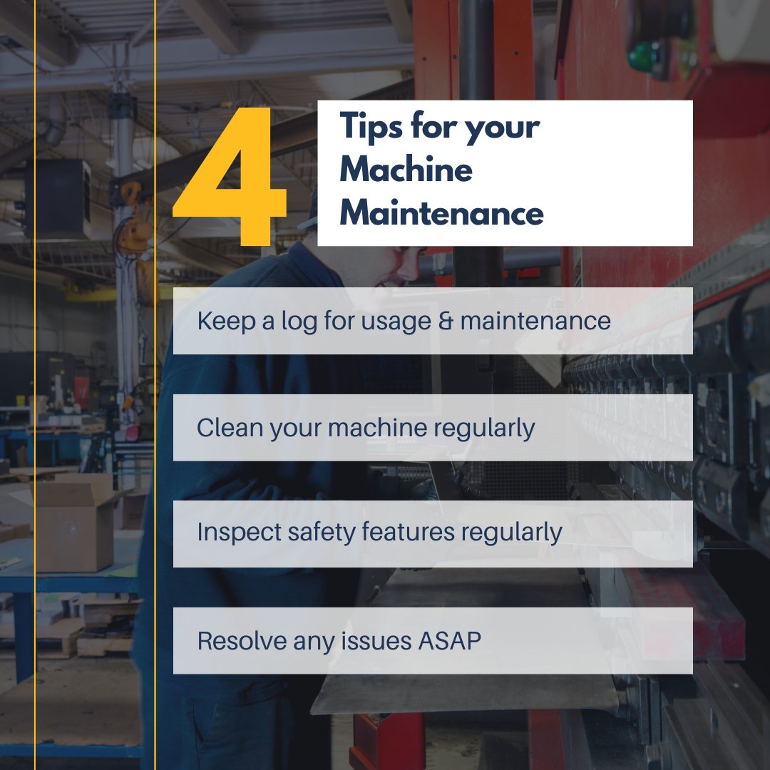 Lenmark Tips: Machine Maintenance

1) Keep a log for usage & maintenance
2) Clean your machine regularly
3) Inspect safety features regularly
4) Resolve any issues ASAP

If you want quality machine output, you have to take care of it!

#machinemaintenance #Lenmarktips