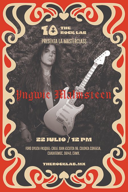 Invierte en tu educación musical y aparta tus boletos en ventas@therocklab.mx