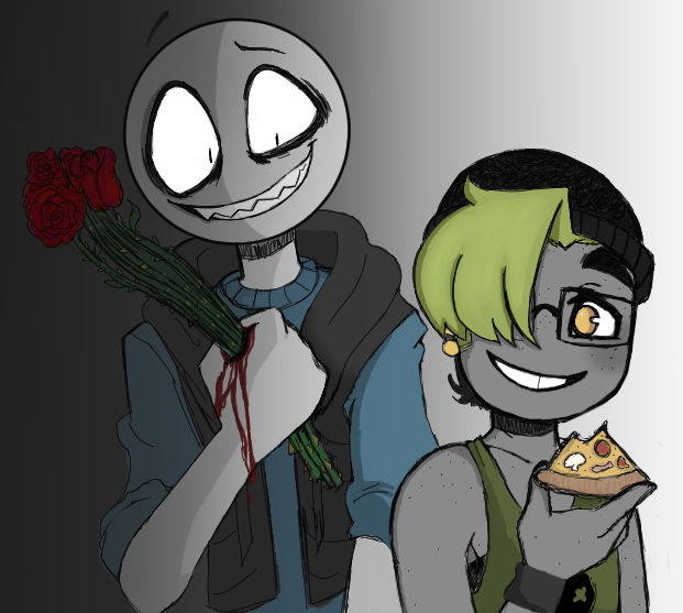 fuwasidequest's tweet photo. i can be your angle or yuor devil. Is it bad that a big reason I ship these two is Peters Yandare nature mixing with them being opposites? They have very different plans for the first date after all 🤣 💙💚#YourBoyfriendGame #YourBoyfriendGamePeter #YourBoyfriendGametk #peterxTK https://t.co/1JcsIlgNyS