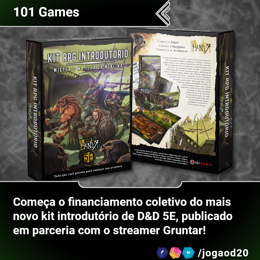 JogaoD20's tweet image. Um novo Kit Introdutório para D&amp;amp;D 5ª Edição 100% nacional está em financiamento coletivo no Catarse. Este kit apresenta um cenário de campanha novo e conta com a colaboração de Gruntar, narrador de RPG e do Campeonato Brasileiro de League of Legends!

jogaod20.com/2023/07/08/pha…