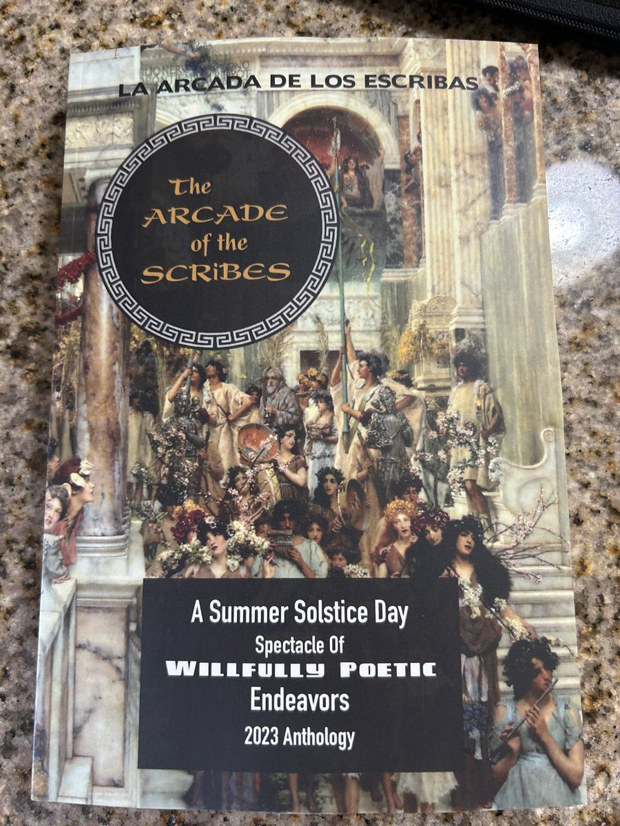 carriganak's tweet photo. Got my copy of The Arcade of the Scribes anthology from the Rogue Scholars Collective. My poems “Jang Man-wol Crosses the Samdo River” and “Color of Choice” can be found inside, so check it out! https://t.co/tcByZvorbA