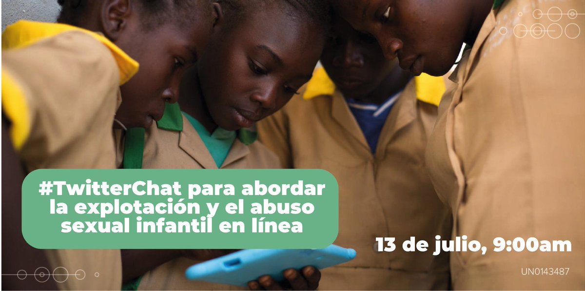 RedPaPaz's tweet image. Unámonos y generemos conciencia y atención sobre la explotación y el abuso sexual infantil en línea.
Participe en el #TwitterChat con @GPtoEndViolence este 13 de julio a las 9:00am
🔗 loom.ly/pLD-tZg
#SegurosEnLíneaAhora #SafeOnlineNow