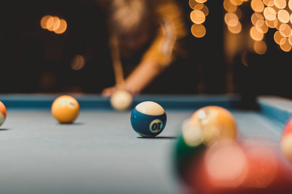 CustomTablesTX's tweet image. Are you a fan of trick shots? Here&apos;s a tip: focus on accuracy and control, not just power. #CustomPoolTables #CentralTexasPoolTables #PoolTableOutlet #Shuffleboards