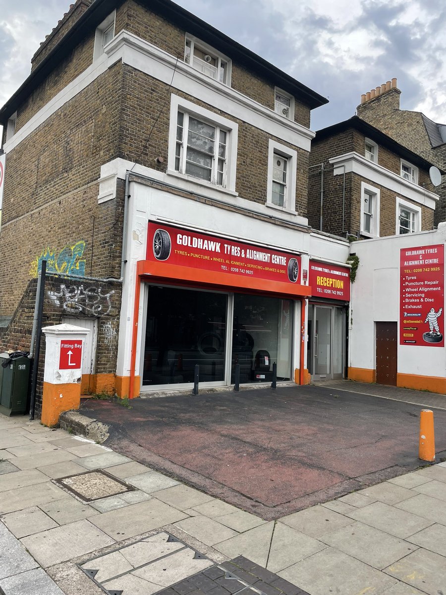 What this Andy?
Goldhawk tire centre!
They changed the use of this building with no planning permission.They have appealed twice and have been dismissed. They have been able to carry on business for 4 years now! No enforcement from H&amp;F You’re welcome! <a href="/StephenCowan/">Stephen Cowan 🇬🇧🇺🇦</a>