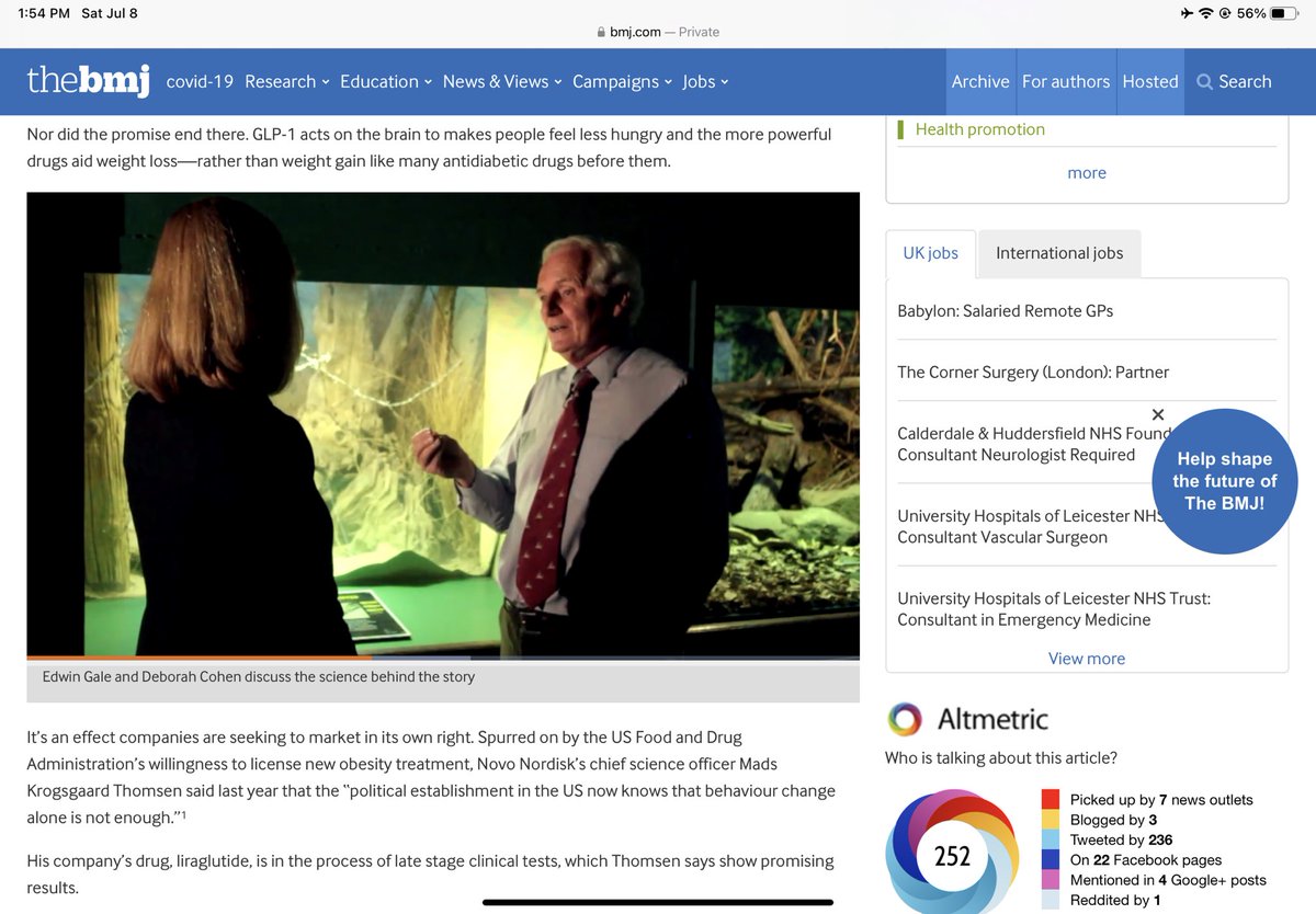 Ten years ago <a href="/Gut_BMJ/">Gut Journal</a> platformed specialists claiming  GLP-1-based medicines caused the human pancreas to enlarge by up to 50%, warning of risks for #pancreatitis and #PancreaticCancer These unfounded allegations alarmed many people living with #diabetes bmj.com/content/346/bm…