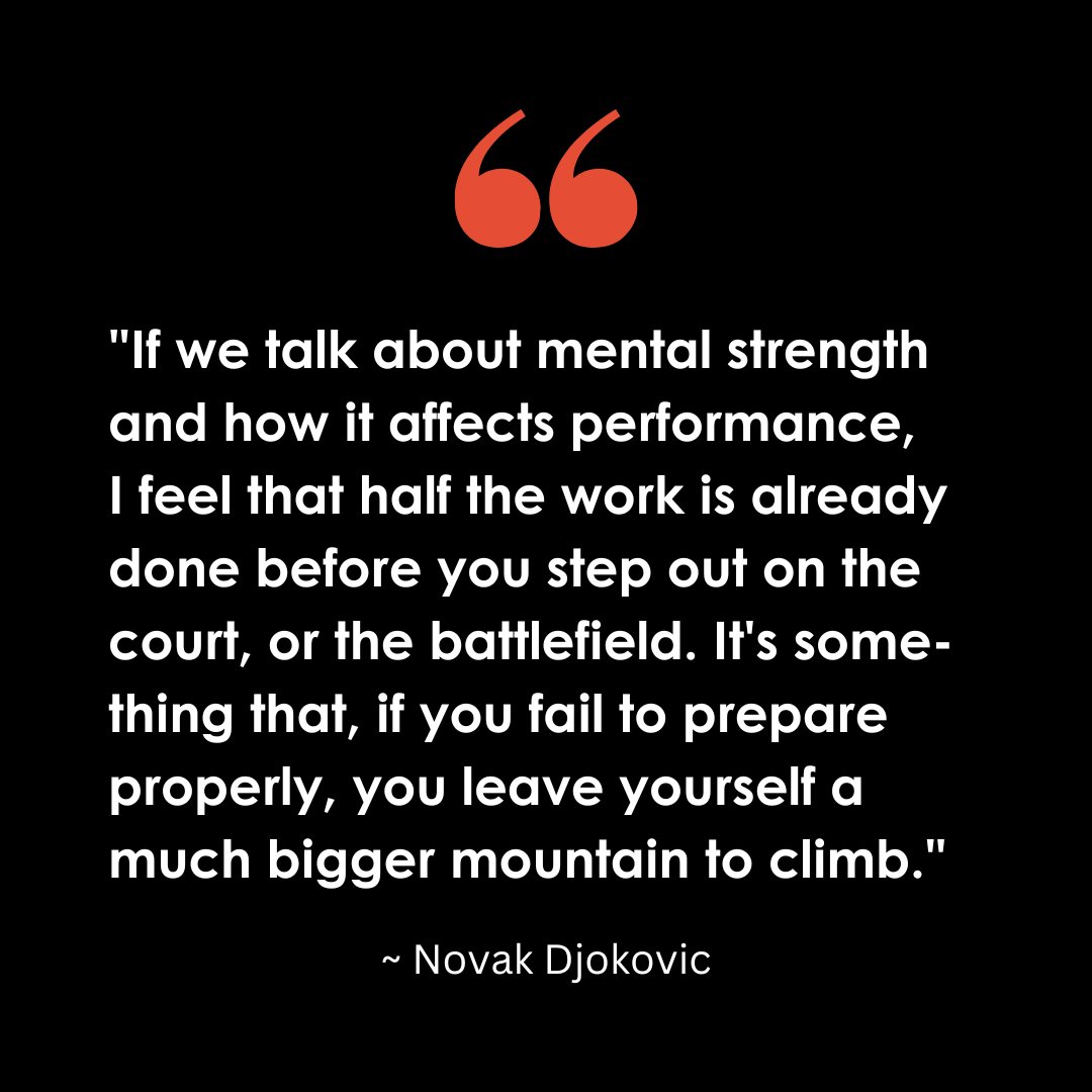 Make your plan to Train your Mind!       
When things go wrong for Djokovic, he is well known for his ability to deal with it, and still win. He says that's because he has a plan about how to get back to an optimum state of mind. ~BBC Sport
 #trainthemind #Wimbledon https://t.co/9Z5pWsq8np
