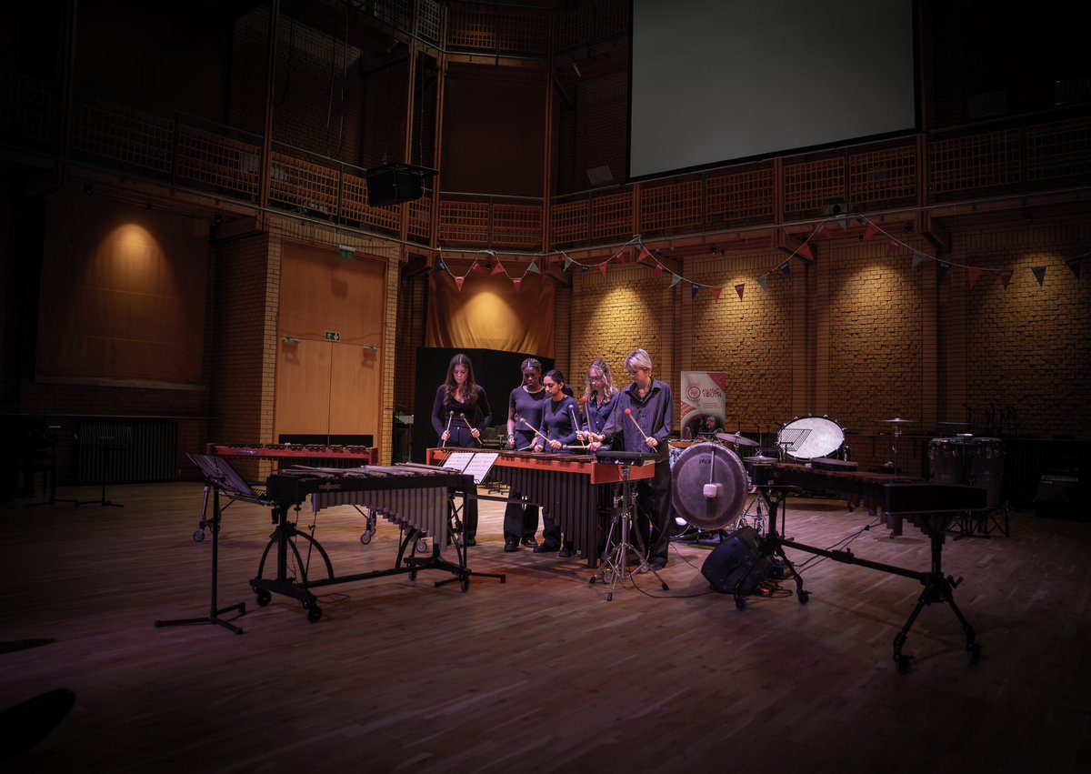 ealingperc's tweet image. Ealing Percussion Academy performing at the CBSO centre @musicforyouth #MFYNationalfestival2023 a proud day for the academy. Well done girls.