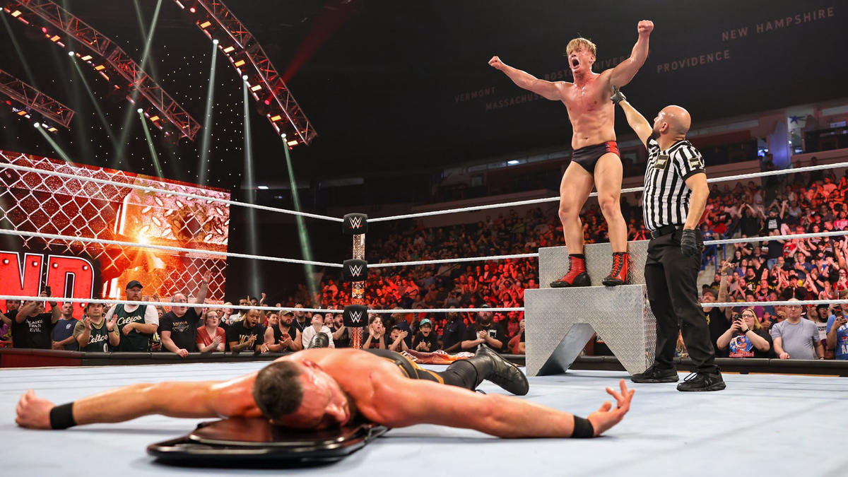 ImMattCallanan's tweet photo. @WWE As awesome as @WWESheamus / @DMcIntyreWWE / @Gunther_AUT was... @DijakWWE vs @UNBESIEGBAR_ZAR needs to be in the running IMO. https://t.co/qftb5XThkL