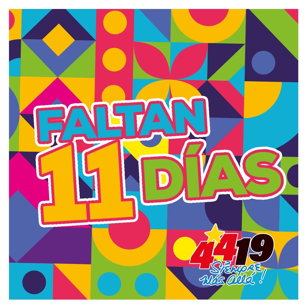 Celebrar un 44/19 
siempre mas alla