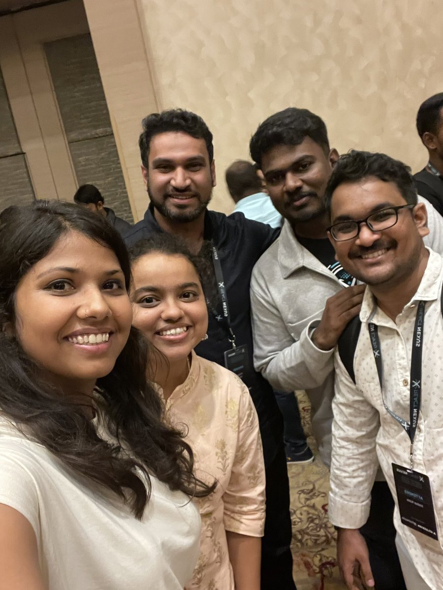 ksridhar02's tweet image. Thanks to the MCs  @SwetaTanwar @shrilakshmihg
&amp;amp; organizing team for making @ReactNexus super awesome. Looking forward to React Nexus 2024 
 
#ReactNexus2023