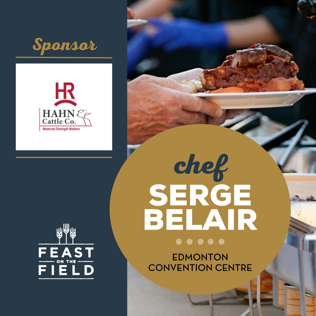CapitalCare Foundation (@capcarefdtn) on Twitter photo This week's featured chef is Chef Serge Belair (<a href="/sbcremebrulee/">Serge Belair</a>) from <a href="/yegconvention/">Edmonton Convention Centre</a>! He’ll be cooking up meat from Hahn Angus Meat Market for this year's Feast On the Field Fundraiser.
Have you got your tickets yet for this year's Feast on the Field?
#yegeats This week's featured chef is Chef Serge Belair (<a href="/sbcremebrulee/">Serge Belair</a>) from <a href="/yegconvention/">Edmonton Convention Centre</a>! He’ll be cooking up meat from Hahn Angus Meat Market for this year's Feast On the Field Fundraiser.
Have you got your tickets yet for this year's Feast on the Field?
#yegeats