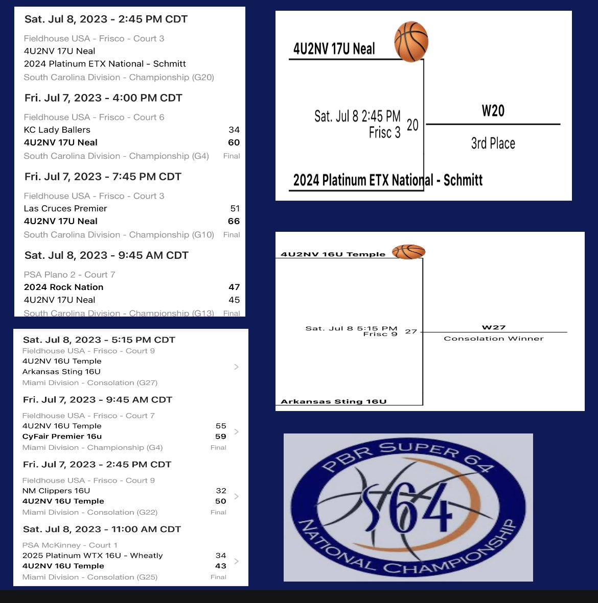 <a href="/PBRhoops/">Premier Basketball</a> #super64 <a href="/SamiyaMahr/">Samiya Mahr</a>  <a href="/KaylaS2024/">Kayla Smolley</a> <a href="/EymaniKey1/">Eymani Key</a> <a href="/iluvmygurls3/">Kayla Wimberly</a> <a href="/graciemiller_13/">Gracie Miller</a> <a href="/JulianaTheriot/">Juliana Theriot</a> <a href="/MMayes_2025/">Ma’Kayla Mayes</a>