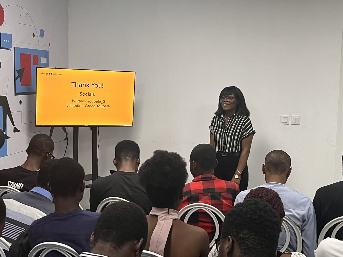 Youpele_G's tweet image. Had an amazing time today at #GoogleIO2023 extended Lagos. Met with the amazing team behind @gdglagos and made more connections. 

And as usual, I was happy to share knowledge 🤗 @googledevs #developers