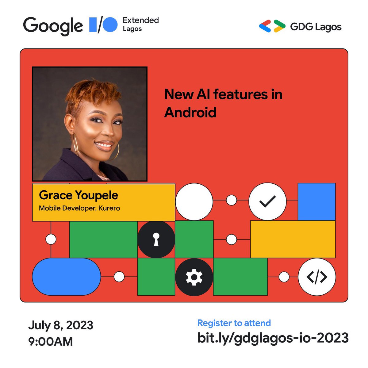 Youpele_G's tweet image. Had an amazing time today at #GoogleIO2023 extended Lagos. Met with the amazing team behind @gdglagos and made more connections. 

And as usual, I was happy to share knowledge 🤗 @googledevs #developers