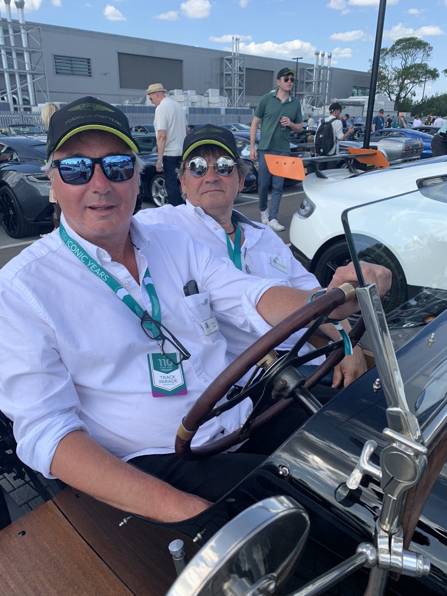 AMHTOfficial's tweet photo. Great day out for the AMHT team joining the Aston Martin 110 iconic years Track Parade! https://t.co/faNX6hwZ7R