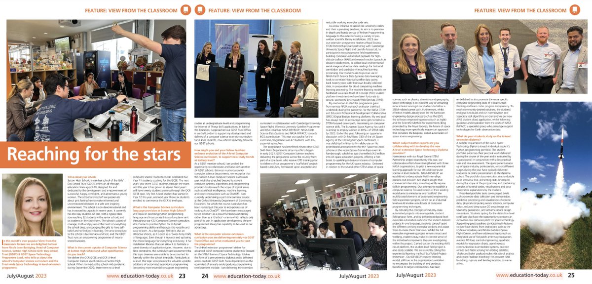 GDST Coding for STEM tweet media