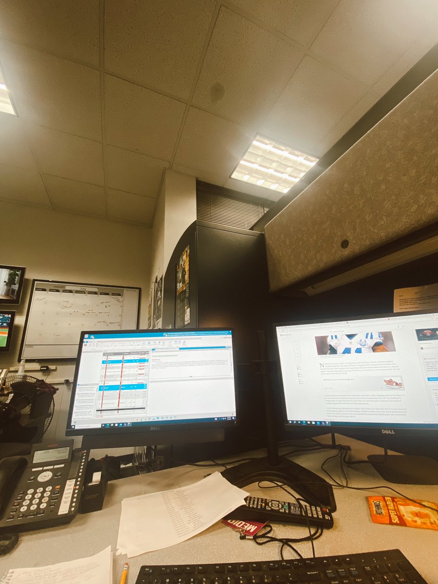 Busy week!! Got to watch the evening news air &amp; crafted scripts for the late night SPORTSWRAP. Learning something new everyday! <a href="/WAVYinterns/">WAVY-TV 10 Interns</a> #week4