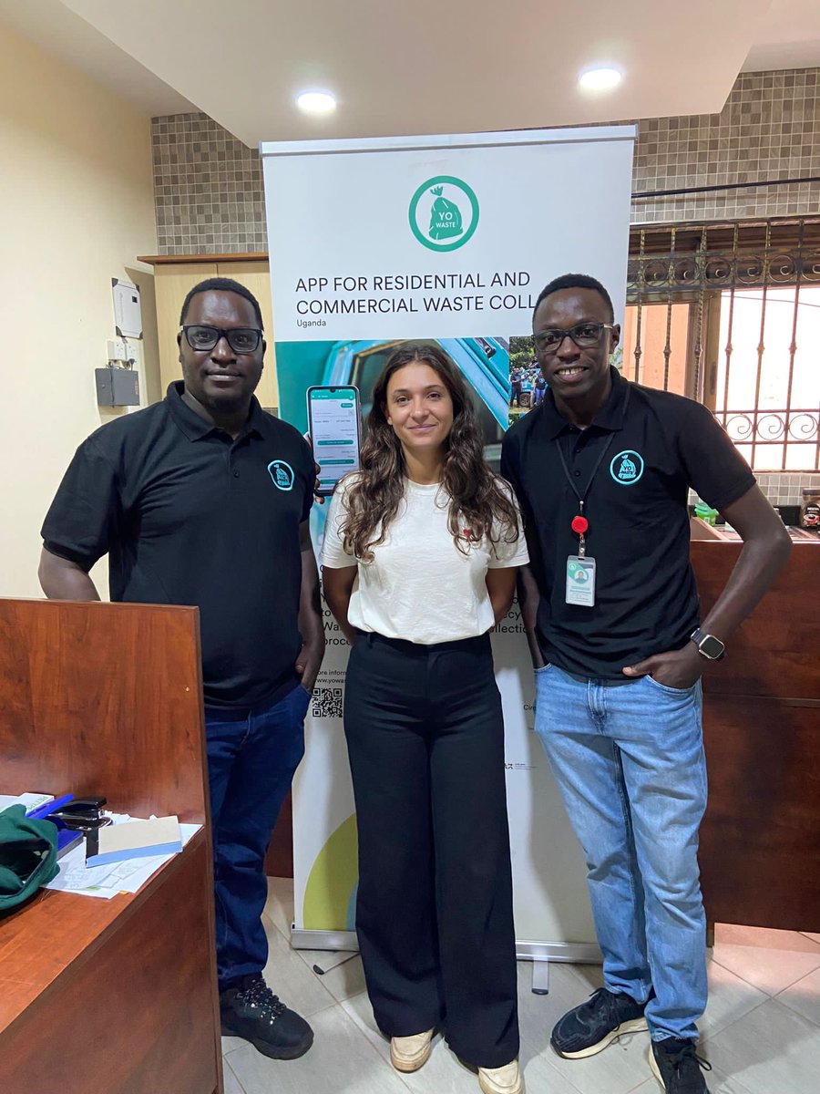 BosaBenja's tweet photo. I am so proud to be led forward by a person who is not only industry-renowned but is also an amazing boss. I can only hope to be half of the person that you are someday. It is a privilege to work under yourย leadership. Thank you! @MartinTumusiime @yo_waste #digitalwastemanagement https://t.co/hglt1yl11N
