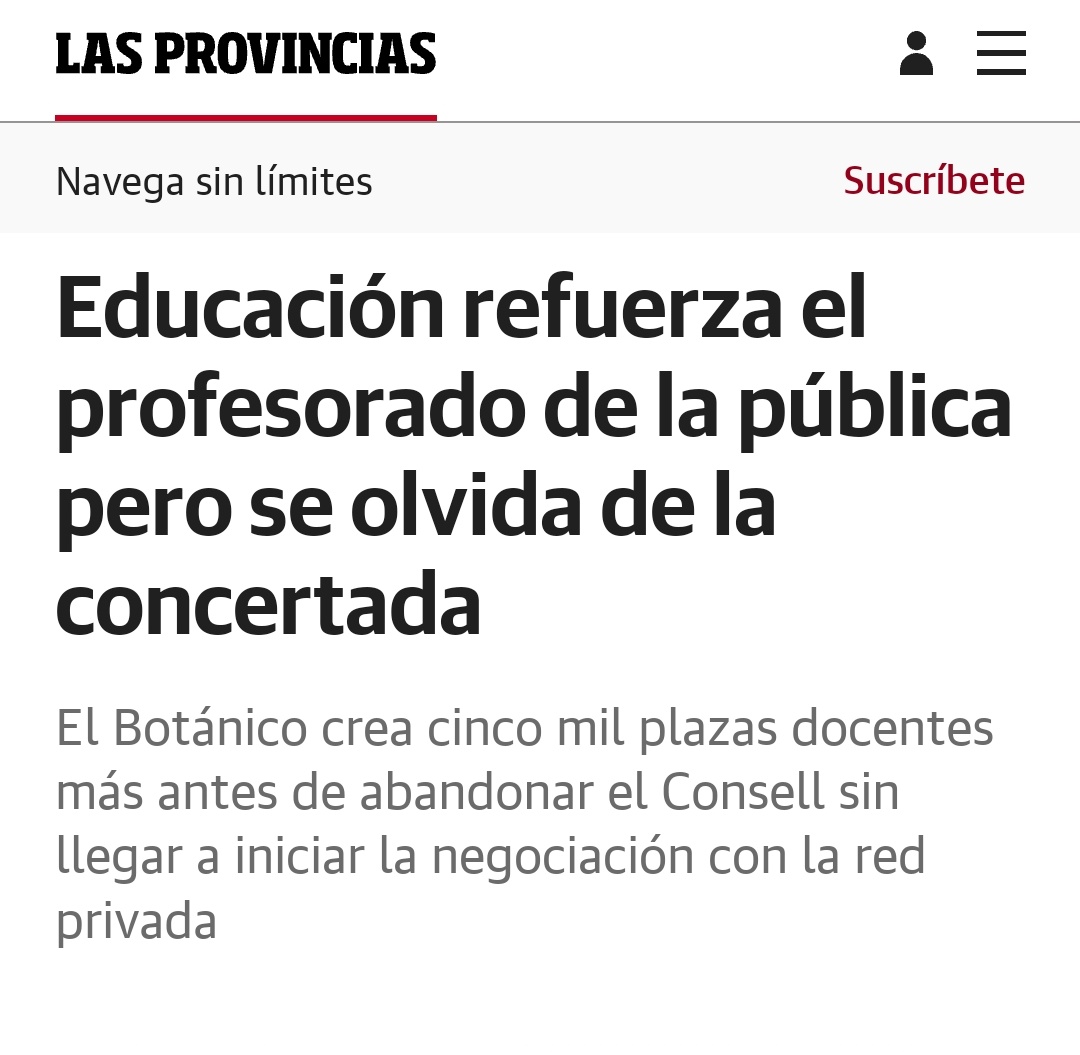 Entiendo que cada uno defienda lo suyo, pero la pública es la de todos...