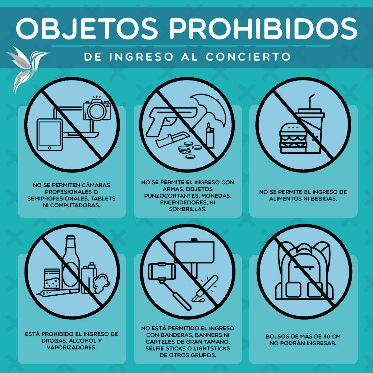 Encore_CR's tweet photo. A partir de las 3:30 p.m todas las localidades podrán realizar el ingreso al Palacio de los Deportes y para que disfrutes al máximo te compartimos la lista de objetos prohibidos en el concierto.

#KARD
#KARDTOUR #2023KARDTOUR_PLAYGROUND
#PLAYGROUND_KARD #KARDCOSTARICA https://t.co/E0oVaPY7uT