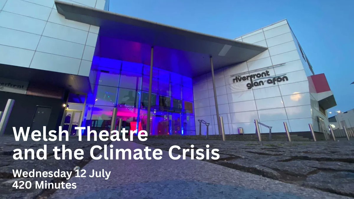 We invite you to come together to discuss how the Welsh theatre industry is responding to the climate emergency in our day time event on Wednesday 12 July.

Book your free place: buff.ly/3Brp6A6
