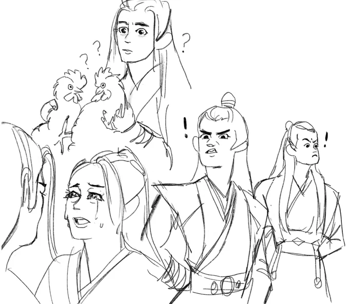 Reposting these from a drawing practice session using CQL that I did a while back just cuz they made me laugh as I saw them come up in my album 😅 