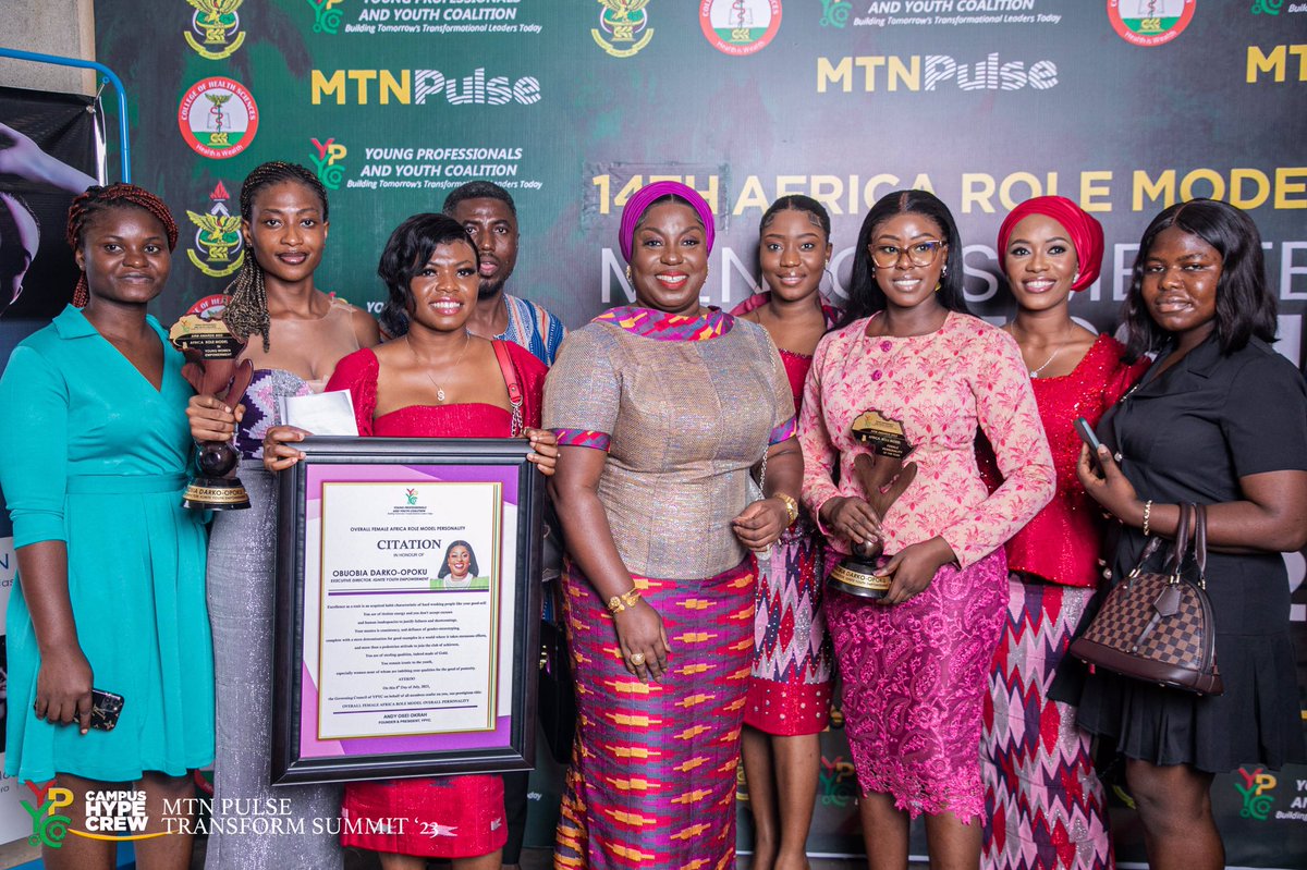 CampusHypeCrew's tweet photo. 📸 Mentors - Mentees Leadership Transform Summit 2023
Congratulations to all the winners of the 14th Edition of the African Role Model Awards 🎖
#CampusHypeCrew🇬🇭 #MTNPulseTransform https://t.co/XJKxluRMOM