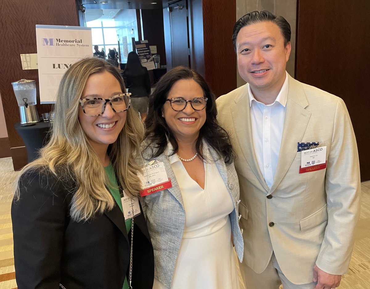 Stephen V Liu, MD (@stephenvliu) on Twitter photo Love little reunions like this one with <a href="/tisdrey/">Tisdrey Torres, APRN, AOCNP</a> <a href="/Latinamd/">Dr. Estela Rodriguez</a> at Miami Beat of <a href="/ASCO/">ASCO</a> Love little reunions like this one with <a href="/tisdrey/">Tisdrey Torres, APRN, AOCNP</a> <a href="/Latinamd/">Dr. Estela Rodriguez</a> at Miami Beat of <a href="/ASCO/">ASCO</a>