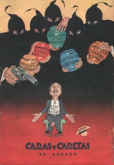 La crisis de 1930 dio lugar a la creación de numerosos tributos en la Argentina, como los #impuestos a los réditos y a las transacciones (antecesores de #Ganancias e #IVA). Tanto ayer como hoy, estos impuestos fueron vistos como un robo. 
Ya sabemos, los gobiernos pasan, los