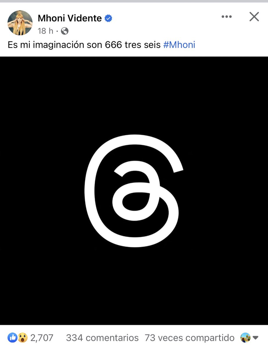 MerGarza's tweet photo. Alto golpe a la ellite mundial. 
Para lo que no saben THREADS se traduce al español: Hola demonio de hilos. https://t.co/XweYITAru5