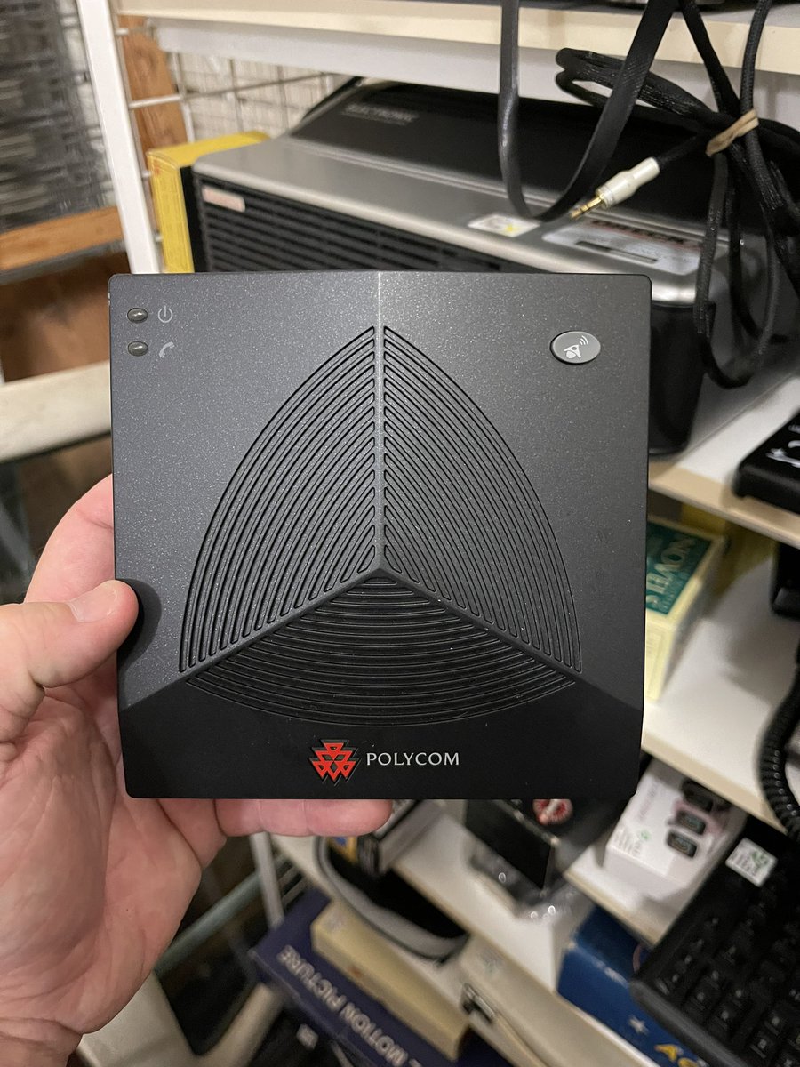 “Antique” shopping this morning… not sure how I feel about this… #AVTweeps <a href="/PolyCompany/">HP Poly</a>