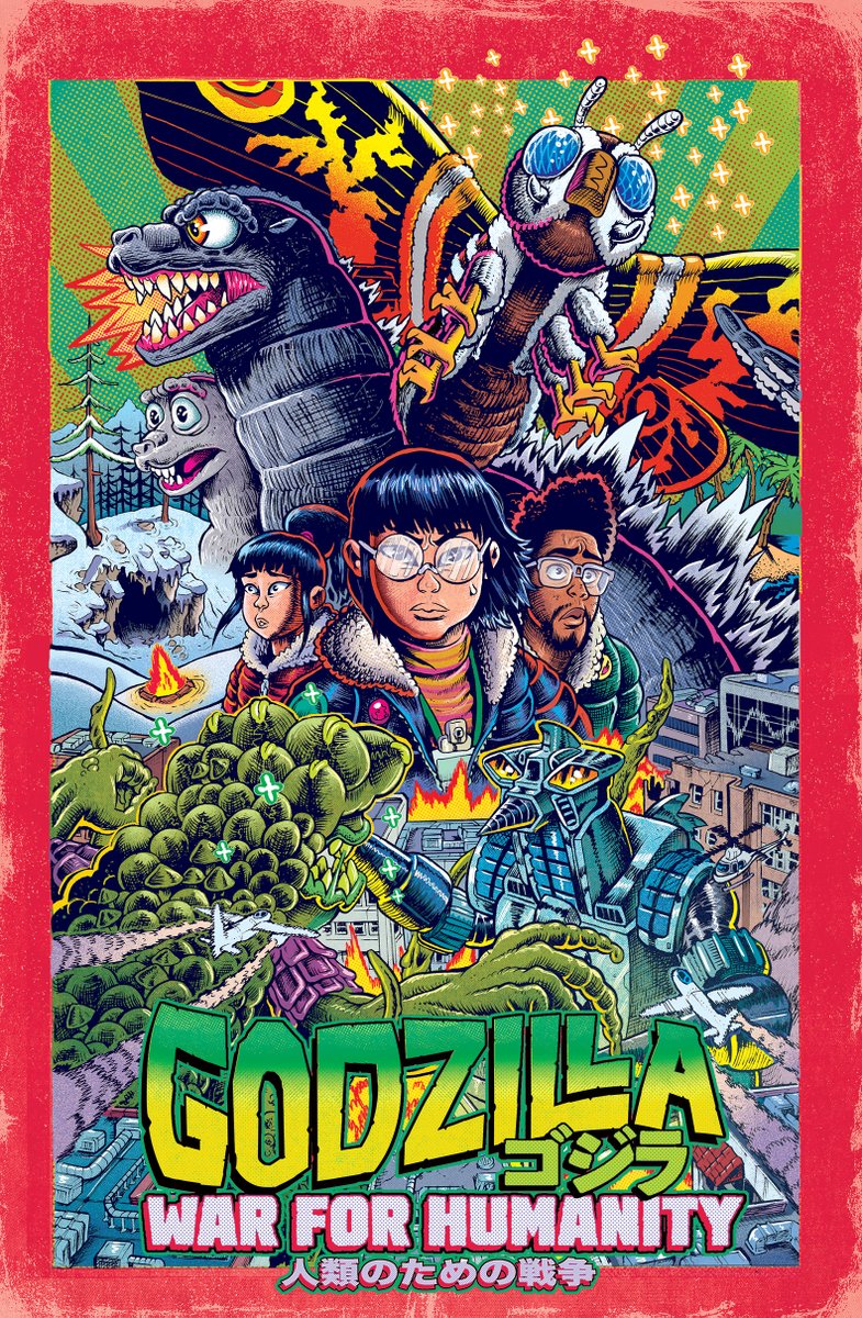 Last chance to Pre-order Godzilla: War for Humanity from your local comic shop! Let them know! 
Here's the cover to issue 2! #godzilla #kaijunews <a href="/godzillanews/">Dr_KAIJU</a> #godzillanews <a href="/IDWPublishing/">IDW Publishing</a>