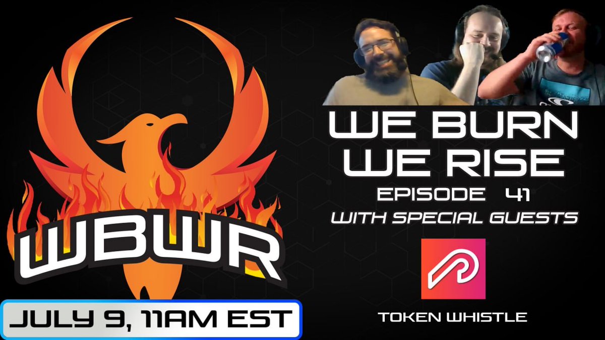 Tomorrows We Burn We Rise in PHX telegram features @TokenWhistle team talking about their platform, as well as all of the updates that have been going on in the Phoenix Blockchain ecosystem!! See you at 11am EST/15 UTC

t.me/Crypto_Phoenix…

#web3 #developers #WBWR $PHX
