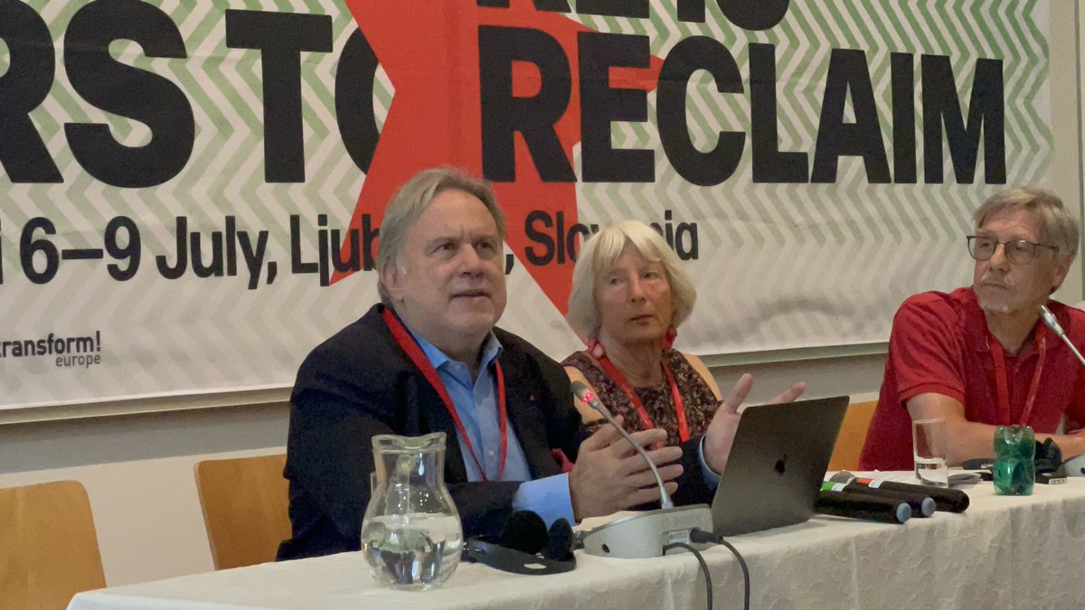 uelpace's tweet image. UEL Chair Katrougalos speaks on the panel ‘Peace is our victory: now and for the future, in Ukraine and everywhere.’
@europeanleft
@transform_ntwrk
@strankalevica
@uelpace