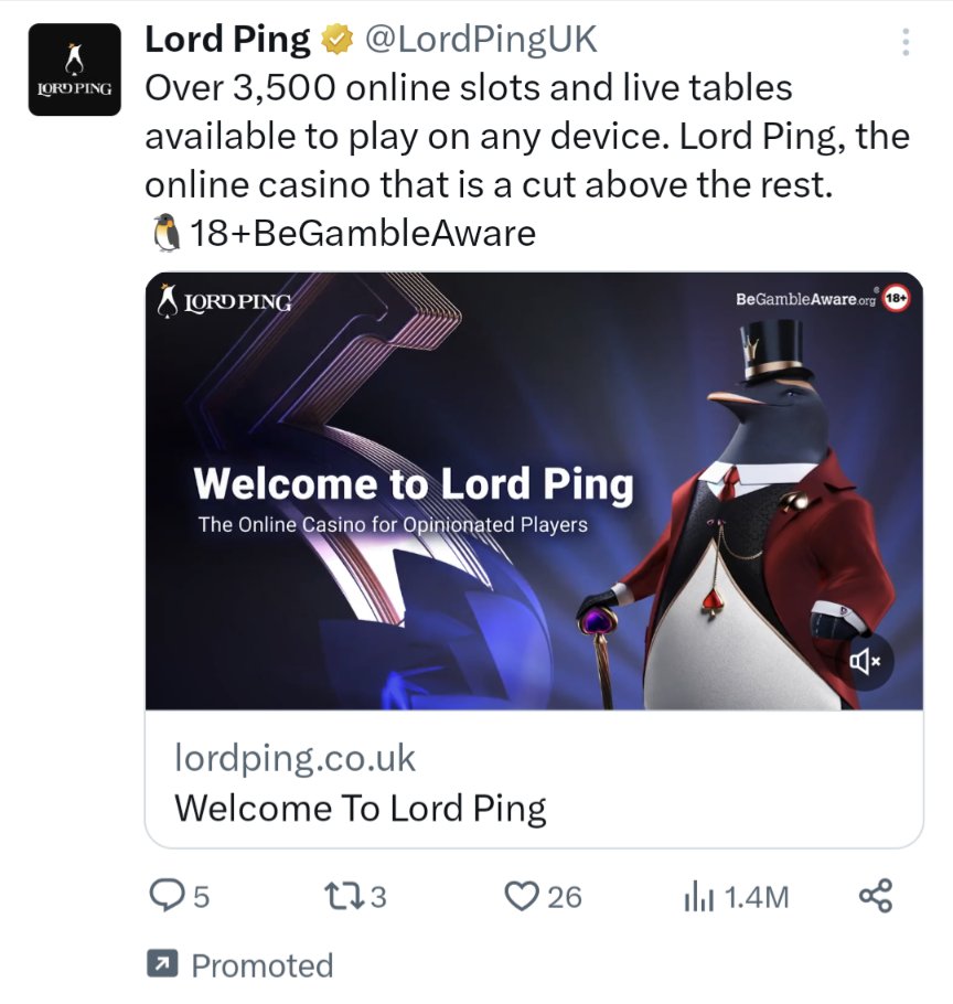 MH__Solutions's tweet photo. @N_OOTPinguwalda Has the Pingwalda branched out into online gambling? https://t.co/i69VEYAr78