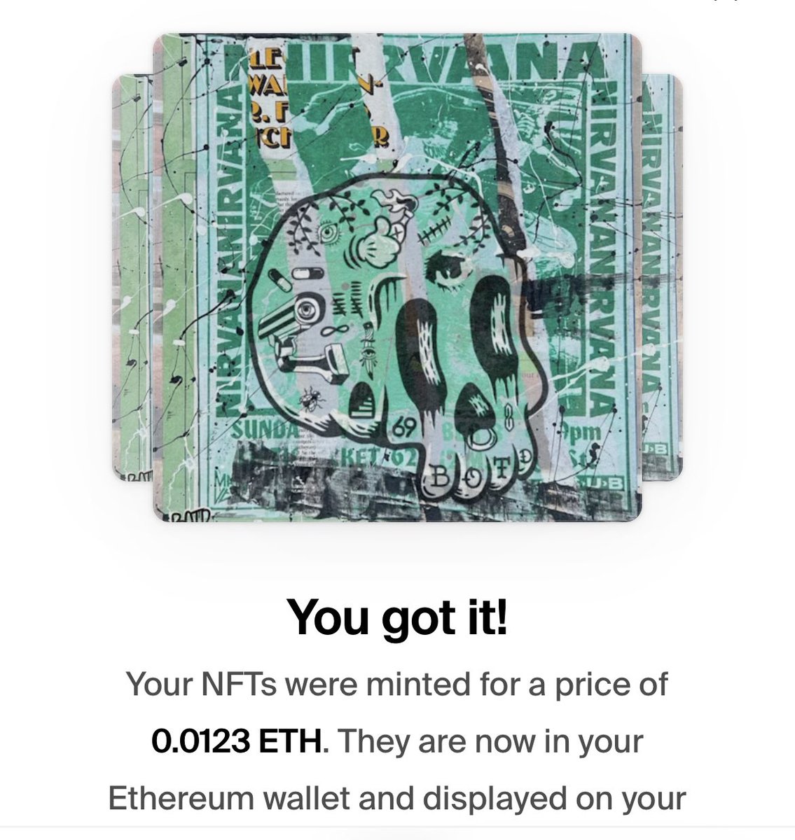 buyonthedip's tweet photo. man of my word. 

i bought 2 as gifts 🎁 

BOTD x TWICK EDITION

9 left to hit 50 … and thanks to the collab homie @TheBadArtst for minting just now!! https://t.co/gV1sUJXk6x