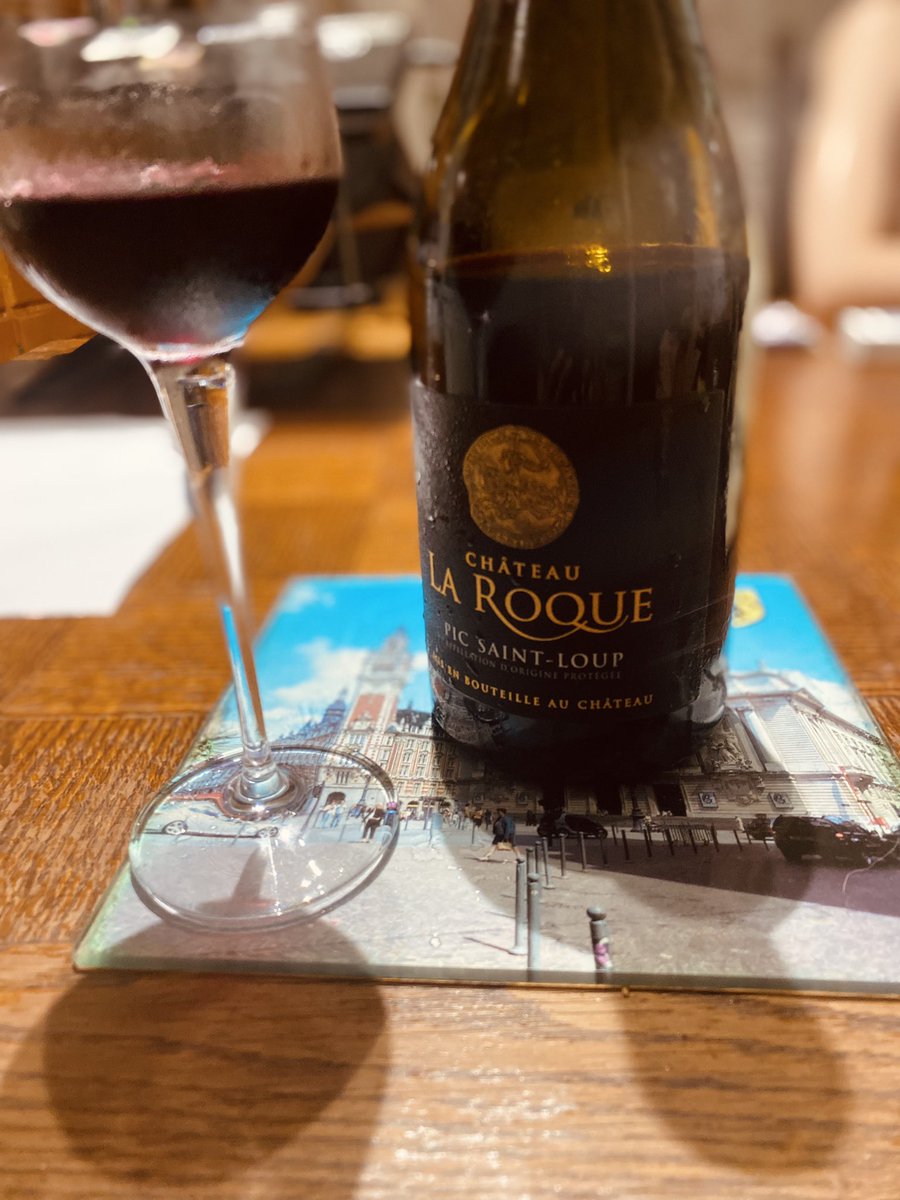 美味しいワインを頂きました🙏
#chateaularoque
#picsaintloup